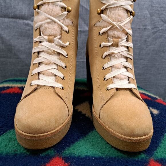 UGG Women's KIERNAN SLOUCH BOOTS Style No.1018784 HONEY USA SIZE 12 - Picture 11 of 16